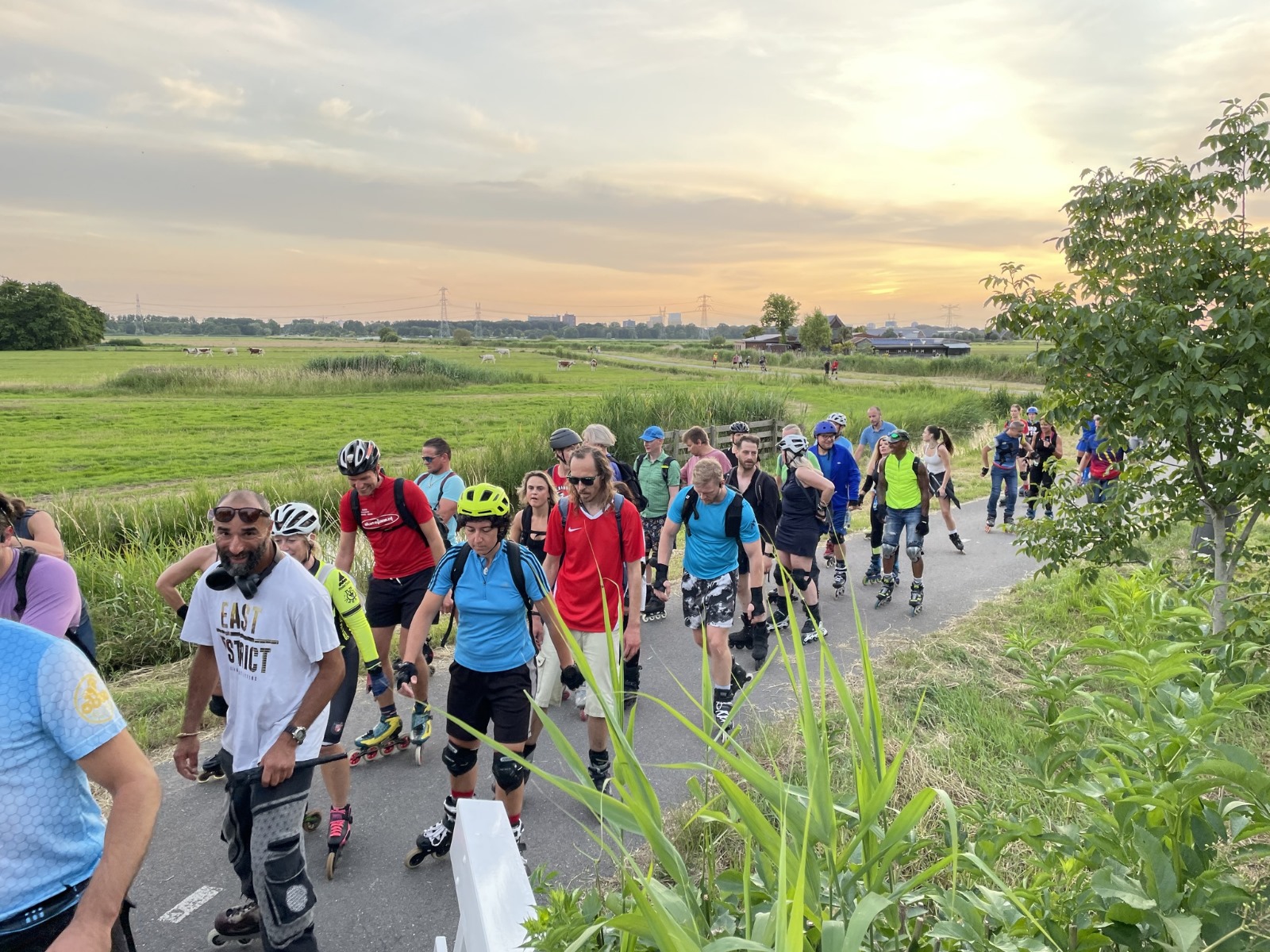Midsummernightskate door het ommeland