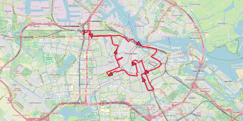 skate autoloos 2008 aangepaste route