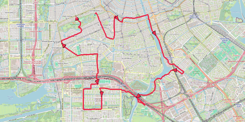FNS Amstel naar Zuid